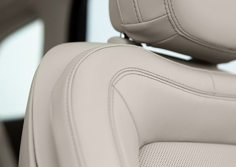 Fine craftsmanship is shown through a detailed image of front-seat stitching. | Libertyville Lincoln Sales, Inc. in Libertyville IL