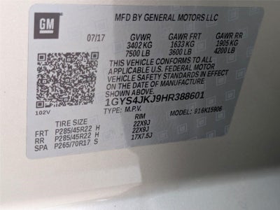 2017 Cadillac Escalade ESV Premium Luxury