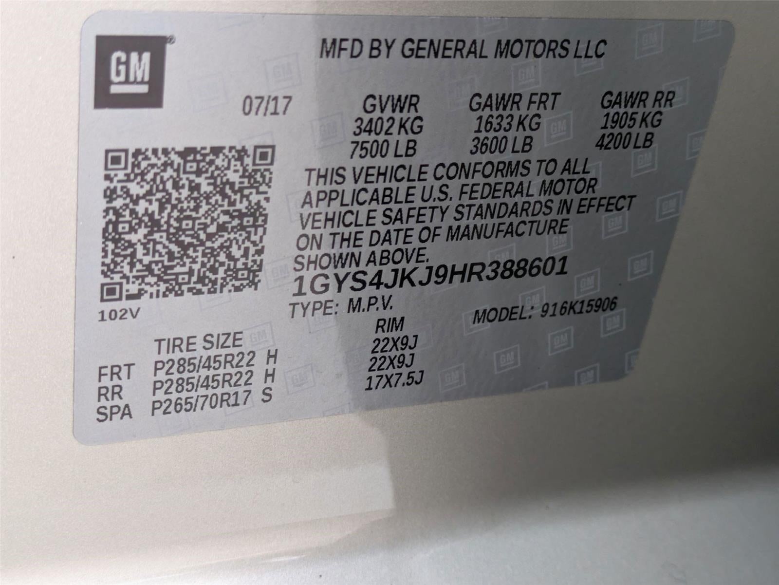 2017 Cadillac Escalade ESV Premium Luxury