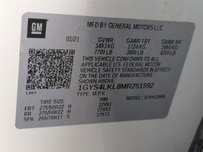 2021 Cadillac Escalade ESV Premium Luxury