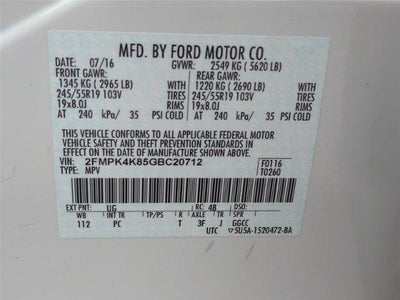 2016 Ford Edge Titanium