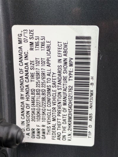 2013 Honda CR-V EX