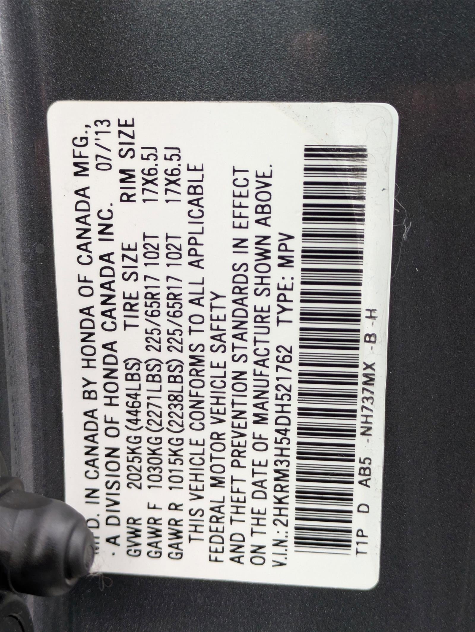 2013 Honda CR-V EX
