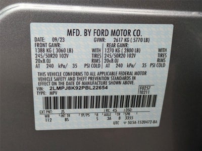 2023 Lincoln Nautilus Reserve