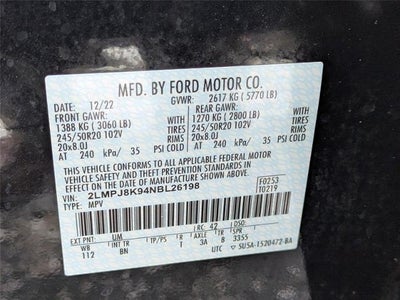 2022 Lincoln Nautilus Reserve