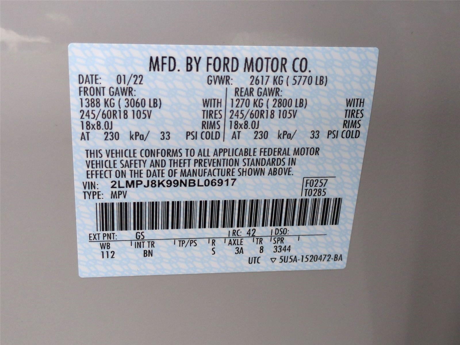 2022 Lincoln Nautilus Reserve