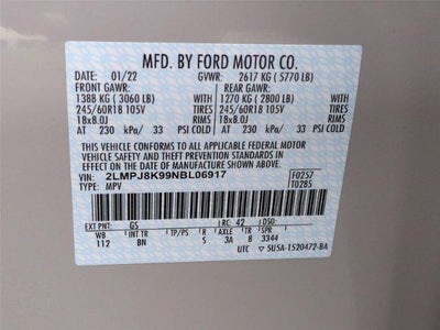 2022 Lincoln Nautilus Reserve