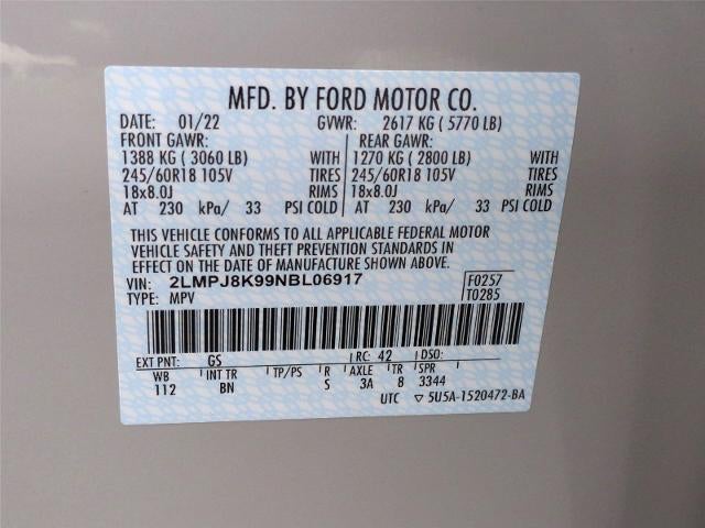 2022 Lincoln Nautilus Reserve