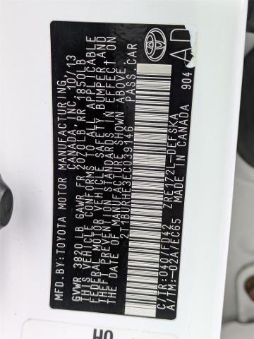 2014 Toyota COROLLA SEDAN