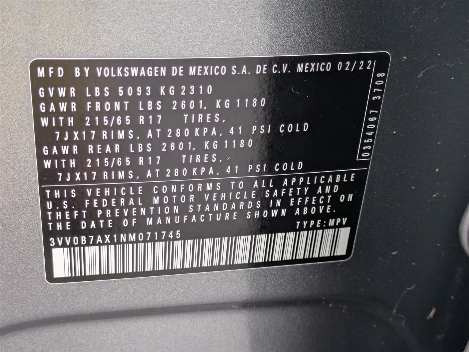 2022 Volkswagen Tiguan S