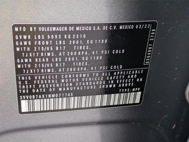 2022 Volkswagen Tiguan S