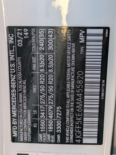 2021 Mercedes-Benz GLS GLS 450