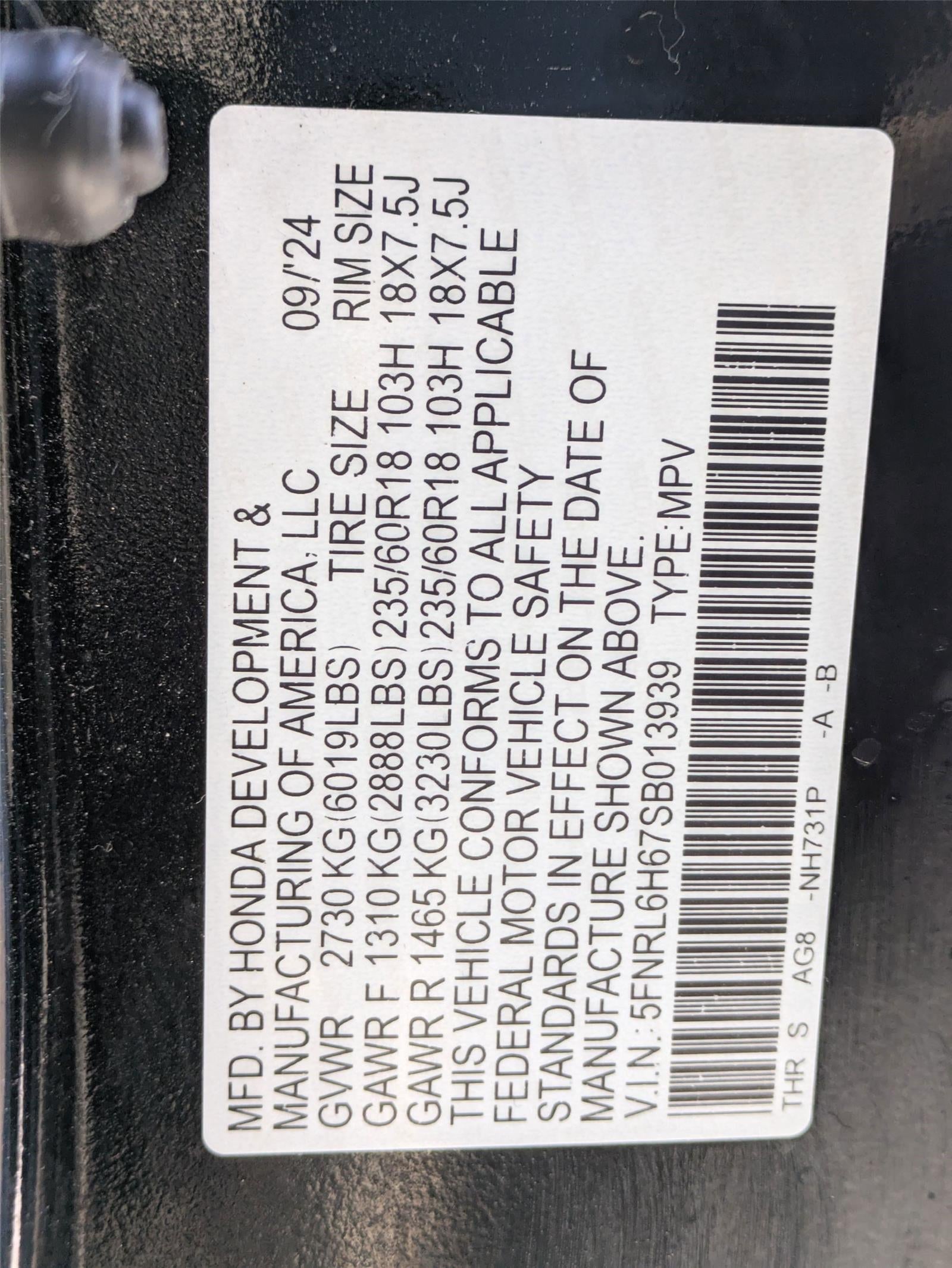 2025 Honda Odyssey EX-L