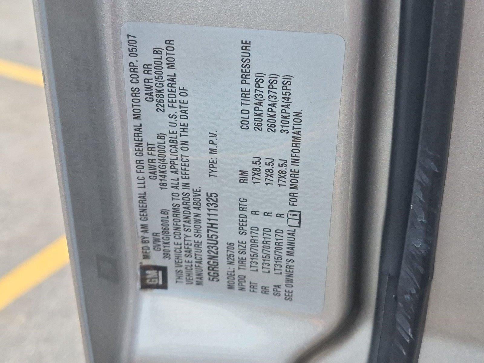 2007 HUMMER H2 SUV