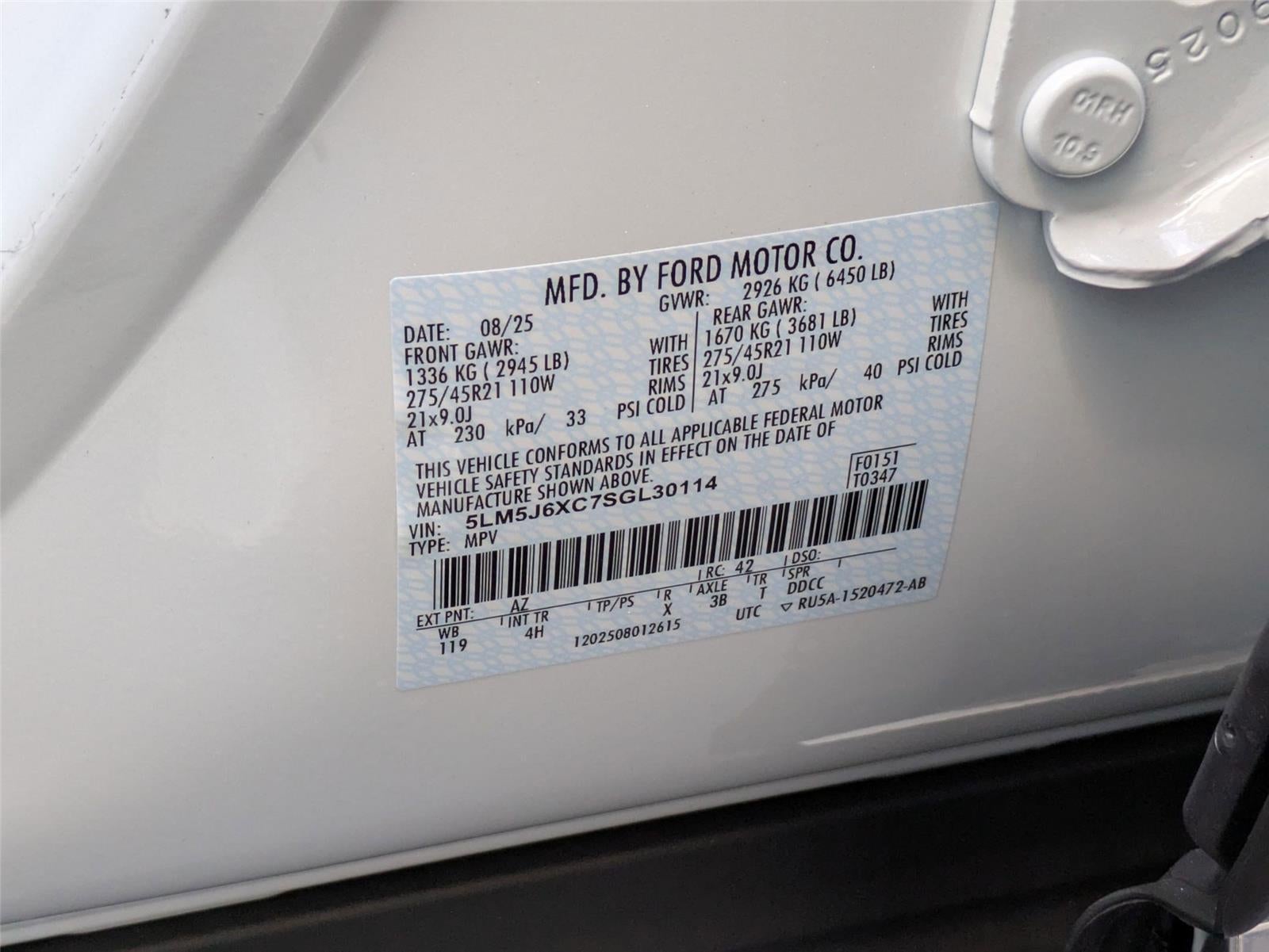 2025 Lincoln Aviator Premiere