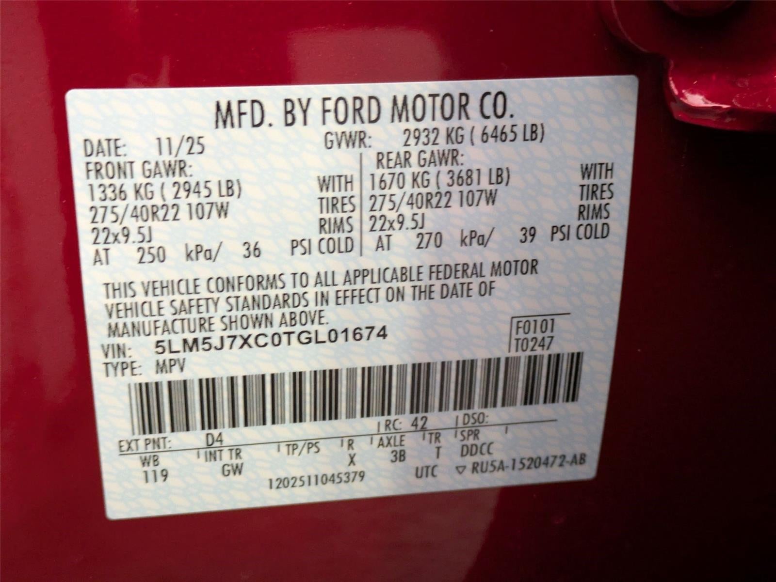 2026 Lincoln Aviator Reserve