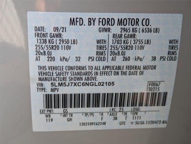 2022 Lincoln Aviator Reserve