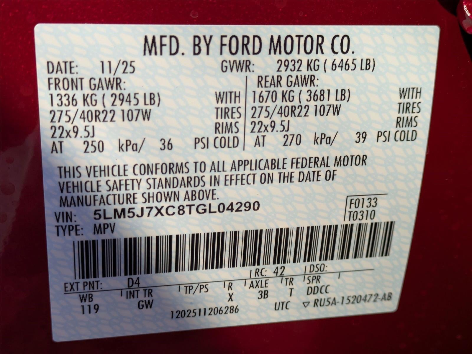 2026 Lincoln Aviator Reserve