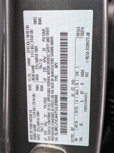 2026 Lincoln Corsair Premiere