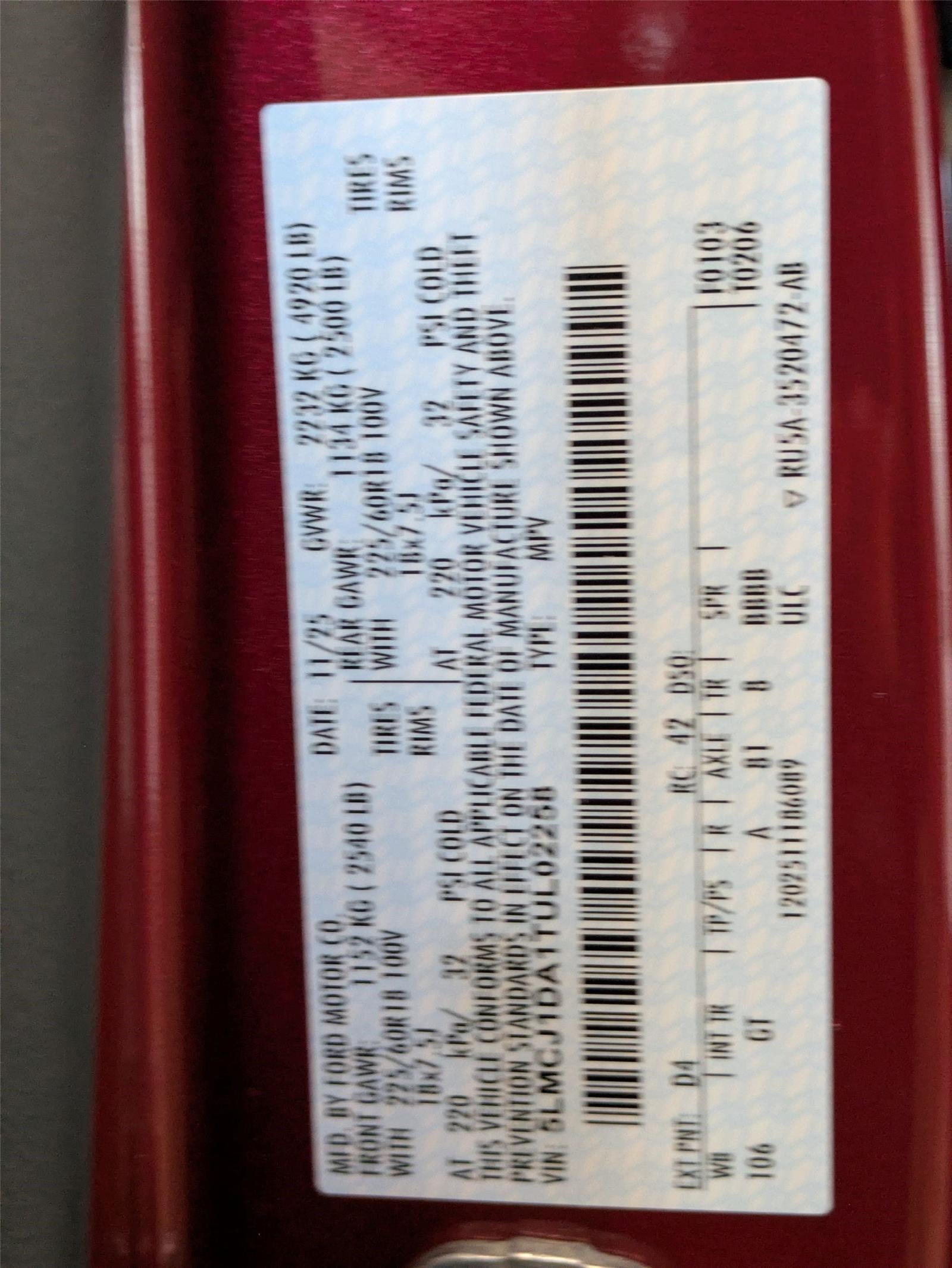 2026 Lincoln Corsair Premiere