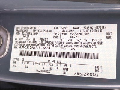 2023 Lincoln Corsair Standard