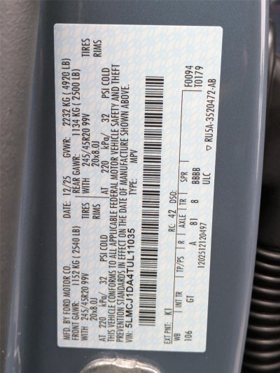 2026 Lincoln Corsair Premiere