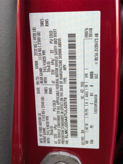 2026 Lincoln Corsair Reserve