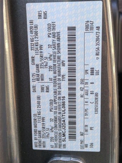 2026 Lincoln Corsair Reserve