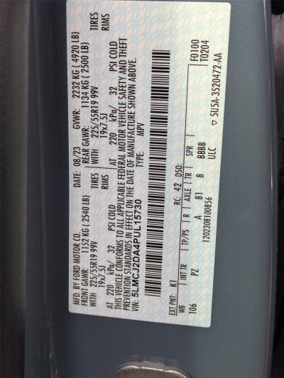 2023 Lincoln Corsair Reserve