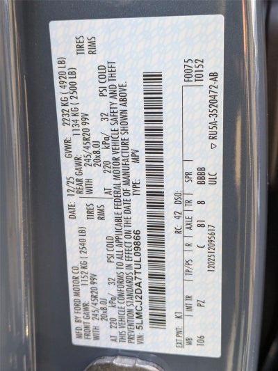 2026 Lincoln Corsair Reserve