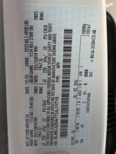 2026 Lincoln Corsair Reserve