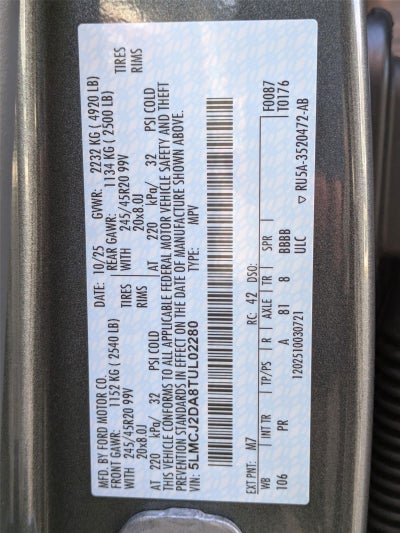 2026 Lincoln Corsair Reserve