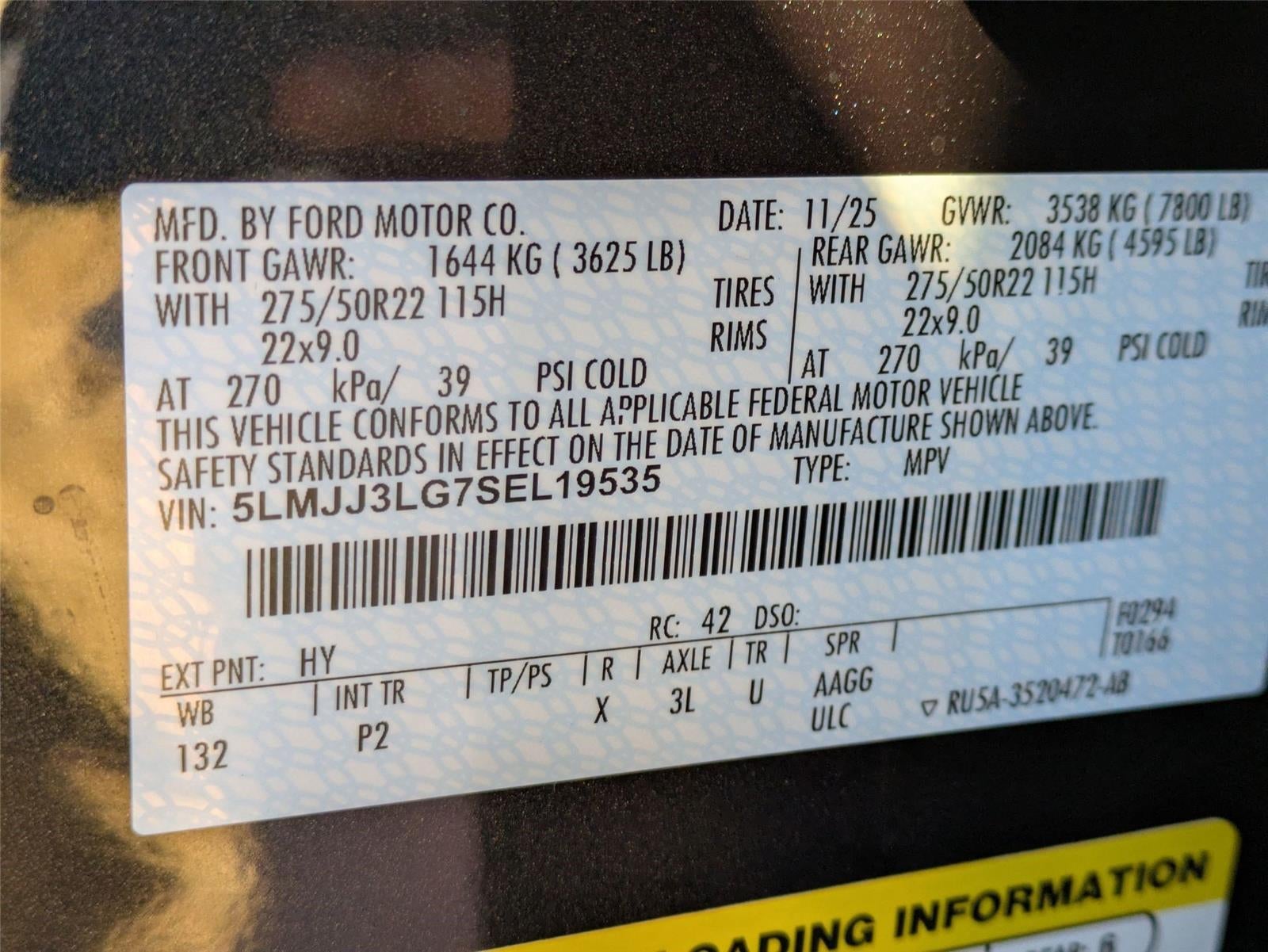 2025 Lincoln Navigator L Reserve