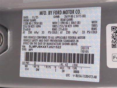 2026 Lincoln NAUTILUS RESERVE AWD