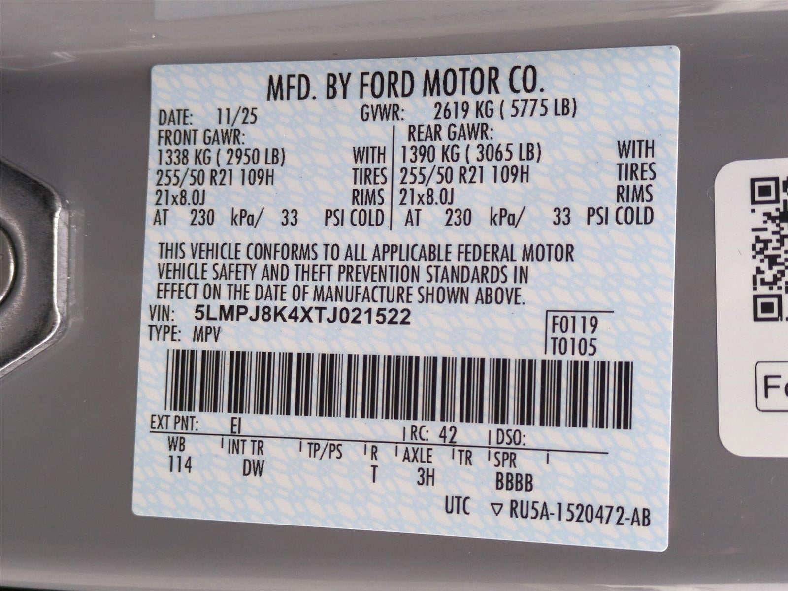 2026 Lincoln NAUTILUS RESERVE AWD