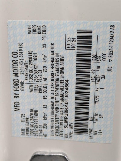 2026 Lincoln NAUTILUS RESERVE AWD