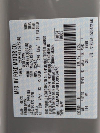 2026 Lincoln Nautilus Black Label