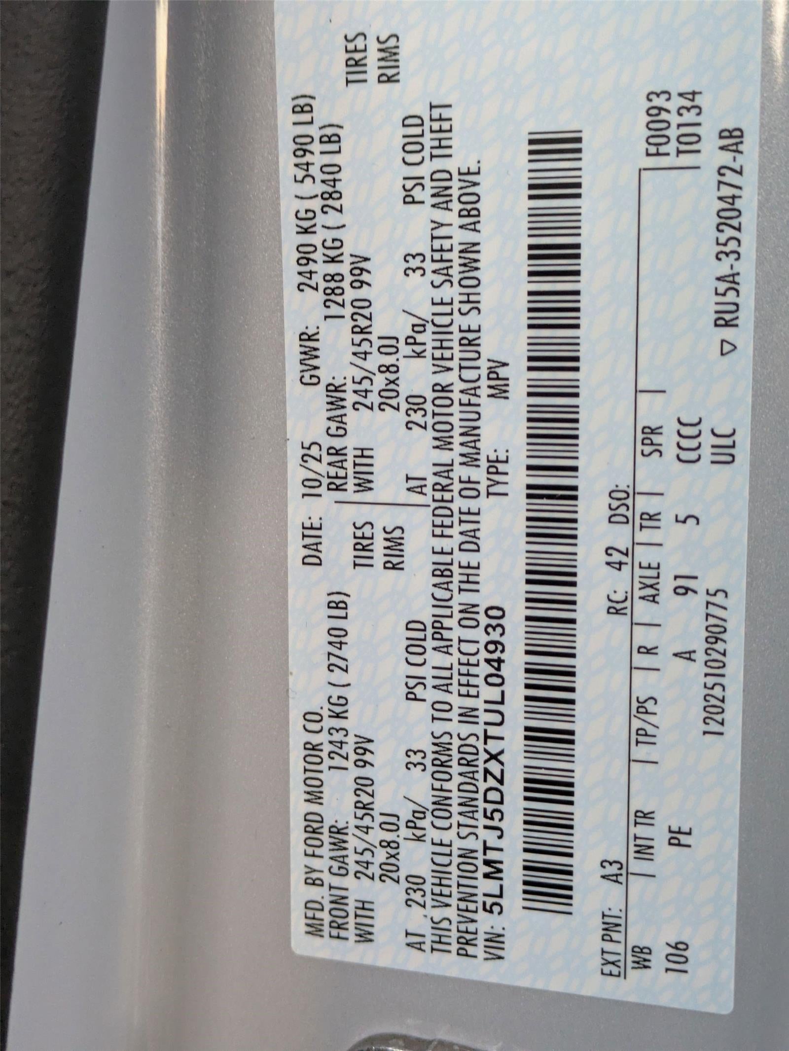 2026 Lincoln Corsair Grand Touring