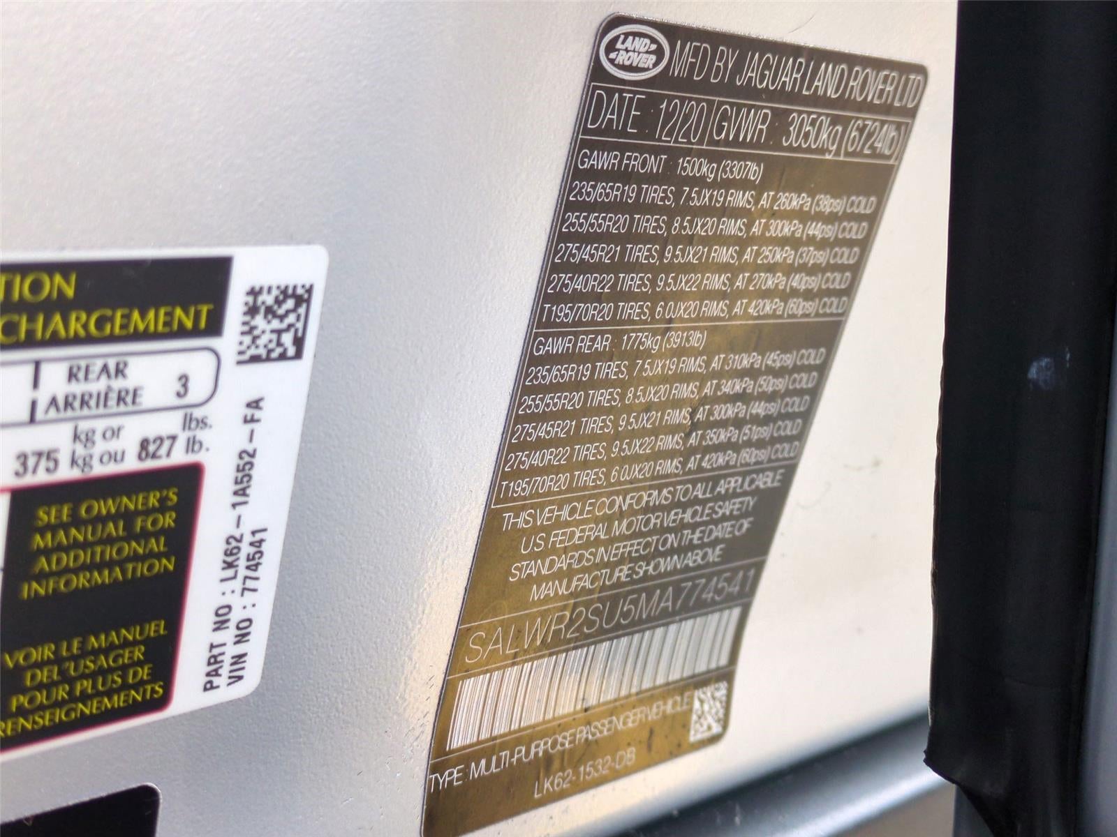 2021 Land Rover Range Rover Sport HSE Silver Edition