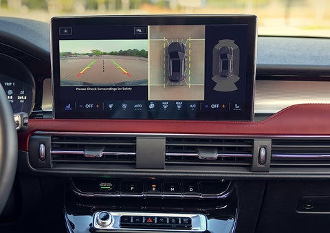 The large center touchscreen of a 2023 Lincoln Corsair® SUV is shown. | Libertyville Lincoln Sales, Inc. in Libertyville IL