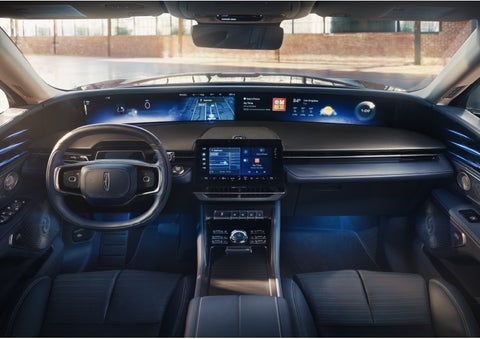 The panoramic display is shown in a 2026 Lincoln Nautilus® SUV. | Libertyville Lincoln Sales, Inc. in Libertyville IL